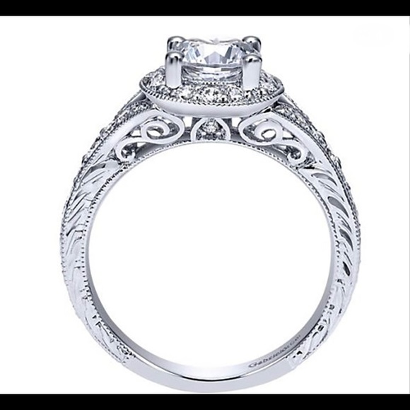 Original Silver Wedding/Engagement Ring - Picture 2 of 7